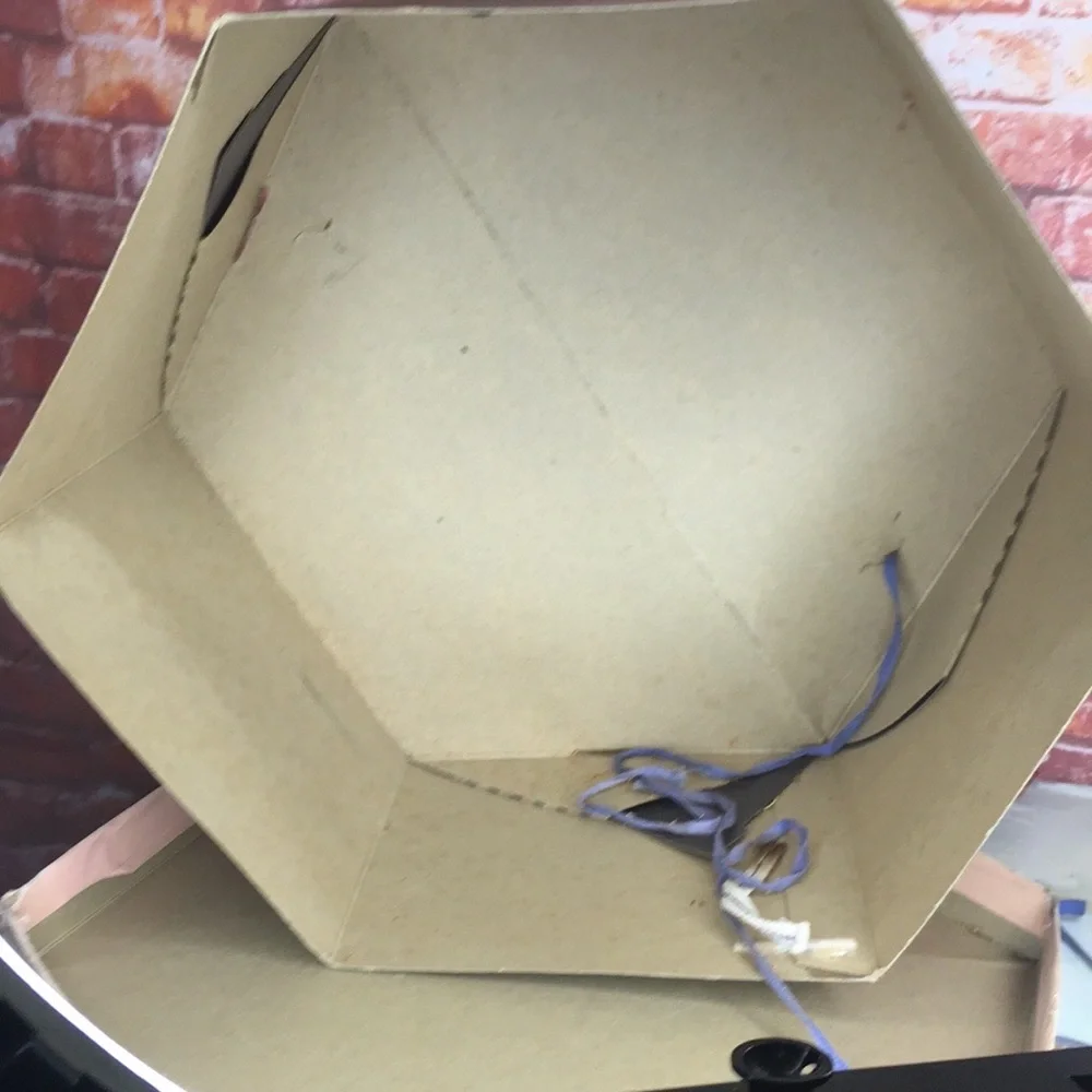 Dixie's Millinery Black Raffia SunHat and Hat Box